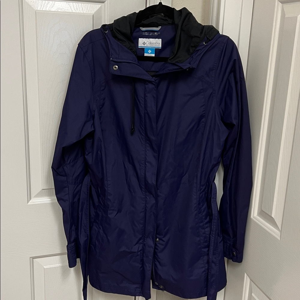 Columbia Women's Deep Blue Utility Jacket or rain jacket - Picture 3 of 4